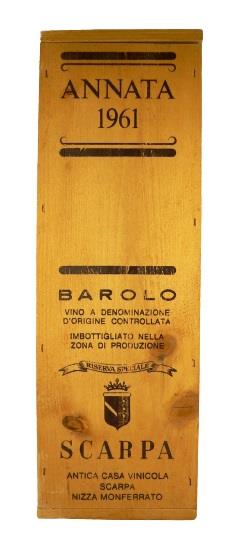 1961 Barolo Riserva Especial Scarpa 1961 Barolo Riserva Especial Scarpa