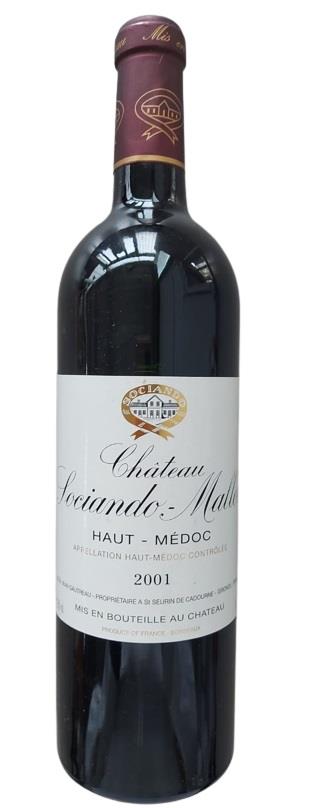 2001 Château Sociando-Mallet AC Haut-Médoc - Privatkeller 2001 Château Sociando-Mallet AC Haut-Médoc - Privatkeller