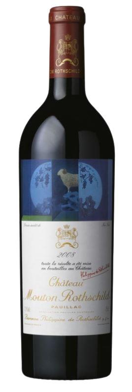 2008 Château Mouton Rothschild AC Pauillac - Privatkeller 2008 Château Mouton Rothschild AC Pauillac - Privatkeller