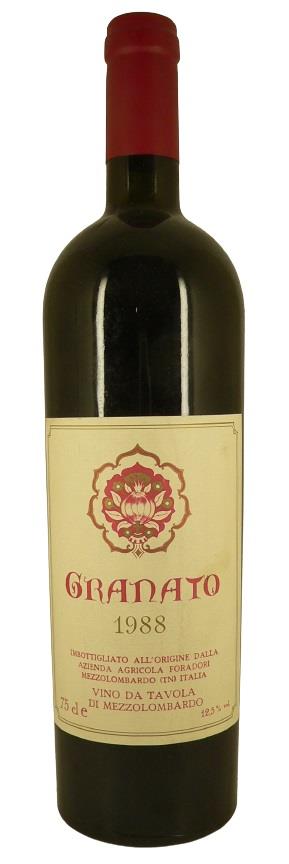 1988 Granato Teroldego Vigneti delle Dolomiti Foradori 1988 Granato Teroldego Vigneti delle Dolomiti Foradori