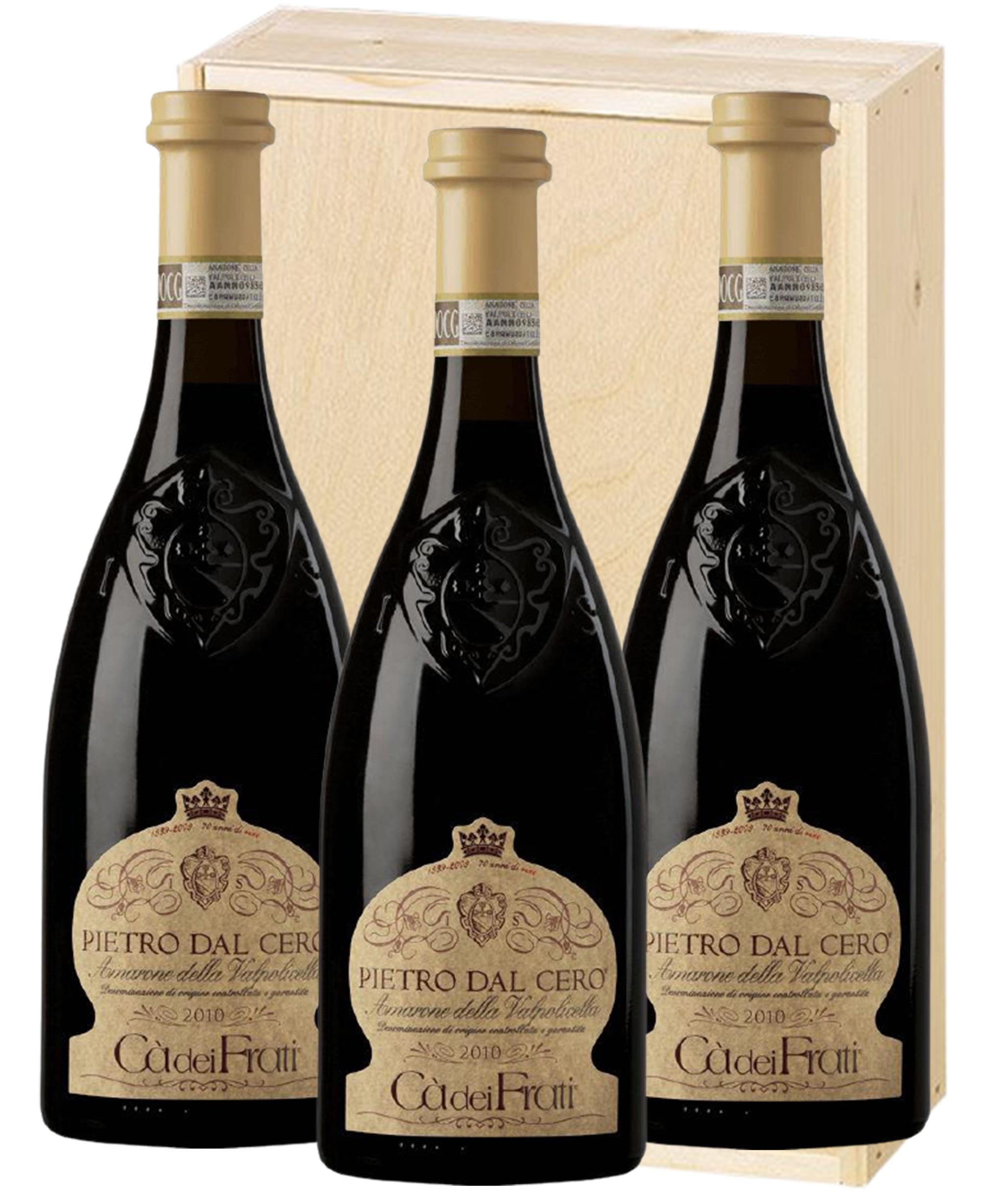 2015 Amarone della Valpolicella "Pietro dal Cero" DOCG | 3er Set in Originalholzkiste 2015 Amarone della Valpolicella "Pietro dal Cero" DOCG | 3er Set in Originalholzkiste