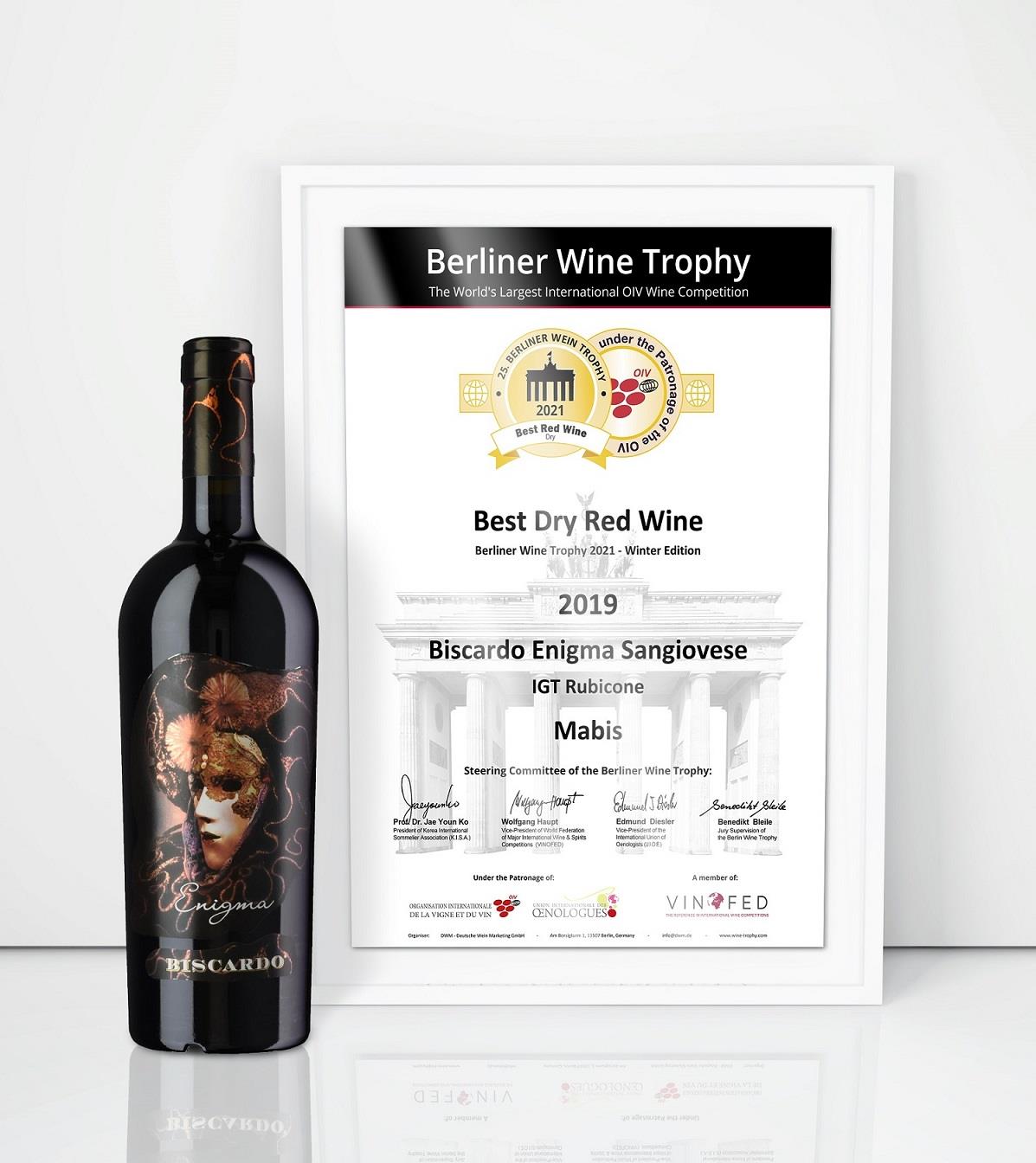 2021 Biscardo Enigma Sangiovese Rubicone IGT 2021 Biscardo Enigma Sangiovese Rubicone IGT