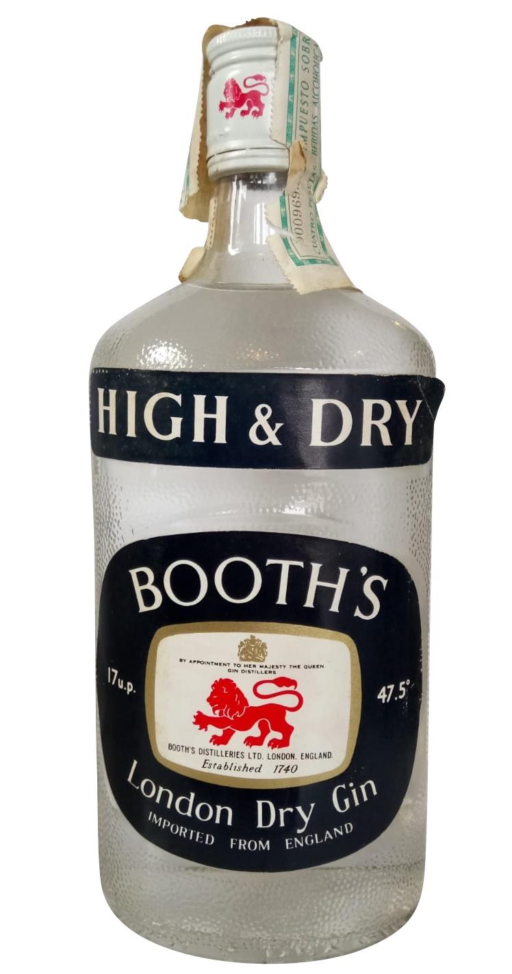BOOTH´S High & Dry London Gin 1960er BOOTH´S High & Dry London Gin 1960er