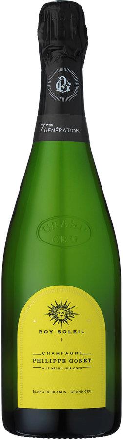 Roy Soleil Blanc de Blancs Brut Champagne Grand Cru 'Le Mesnil-sur-Oger' N.V. Roy Soleil Blanc de Blancs Brut Champagne Grand Cru 'Le Mesnil-sur-Oger' N.V.