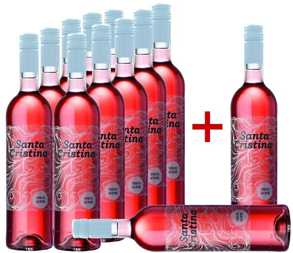 2022 Vinho Verde Rosado "Santa Cristina" im Vorteilspaket 2022 Vinho Verde Rosado "Santa Cristina" im Vorteilspaket
