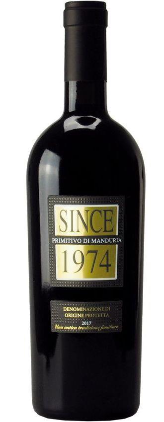 2019 Since 1974 Primitivo di Manduria DOP 2019 Since 1974 Primitivo di Manduria DOP