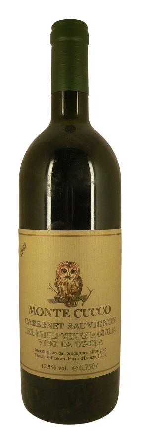1987 Monte Cucco Cabernet Sauvignon Villanova 1987 Monte Cucco Cabernet Sauvignon Villanova