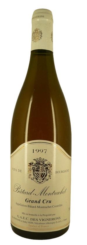 1997 Bâtard-Montrachet Grand Cru | G.A.E.C. des Vignerons Guy Fontaine et Jacky Vion 1997 Bâtard-Montrachet Grand Cru | G.A.E.C. des Vignerons Guy Fontaine et Jacky Vion