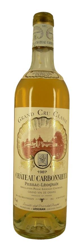 1987 Pessac-Léognan Blanc (Grand Cru Classé de Graves) Château Carbonnieux 1987 Pessac-Léognan Blanc (Grand Cru Classé de Graves) Château Carbonnieux